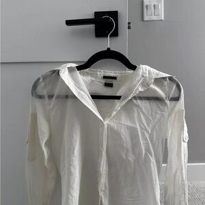 Theory Women's Button Down Shirt medium